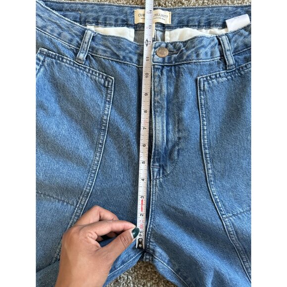 Anthropologie Current/Elliott The Forum High-Rise Wide-Leg Jeans Women's Sz 30 k - Picture 7 of 10